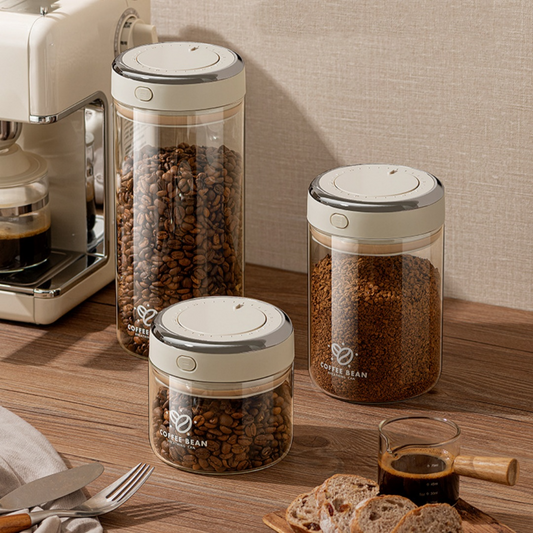 Vacuum-Sealed Coffee Bean Storage